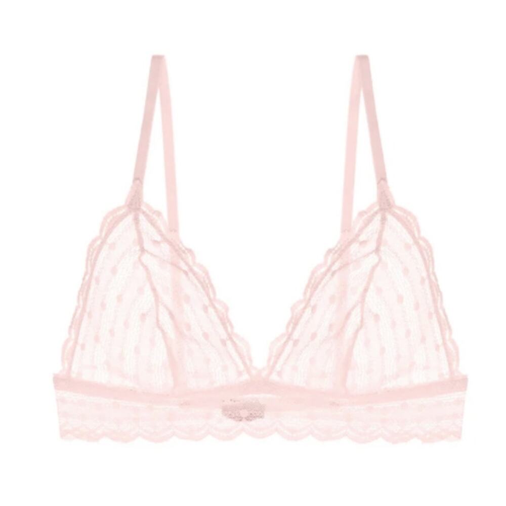 Cosabella S pink lily Sweet Treats Dots Soft Bra lingerie underwear lace sexy